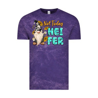 Cloud Purple not today heifer cow gnome Vintage Tee - MaliasSmallBusiness