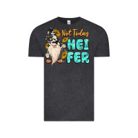 Not Today Heifer Cow Gnome Vintage Tee | Teevron