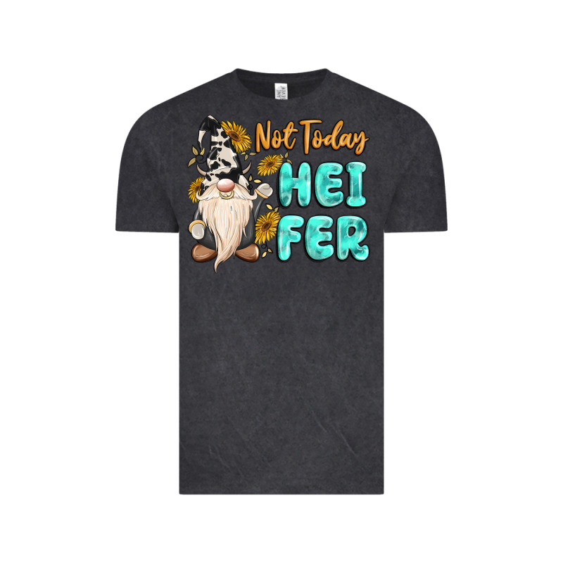 Not Today Heifer Cow Gnome Vintage Tee by MaliasSmallBusiness | Teevron