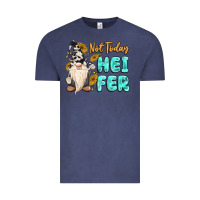 Vintage Denim not today heifer cow gnome Vintage Tee - MaliasSmallBusiness