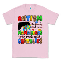 Bubblegum Pink autism the journey that turns mama bears Classic Tee - JahusDesignShop