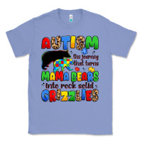 Colony Blue autism the journey that turns mama bears Classic Tee - JahusDesignShop
