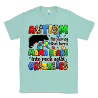 Seafoam autism the journey that turns mama bears Classic Tee - JahusDesignShop