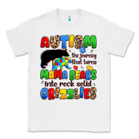 White autism the journey that turns mama bears Classic Tee - JahusDesignShop
