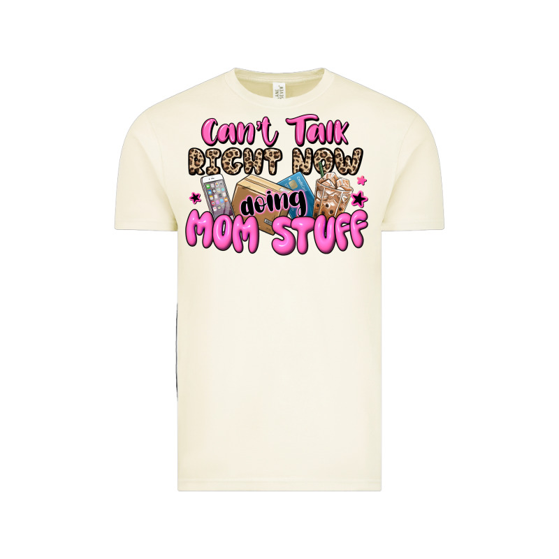 Can't Talk Right Now Doing Mom Stuff Vintage Tee by JahusDesignShop | Teevron