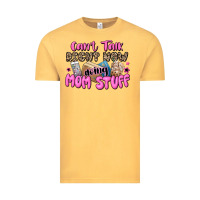 Vintage Mustard can't talk right now doing mom stuff Vintage Tee - JahusDesignShop