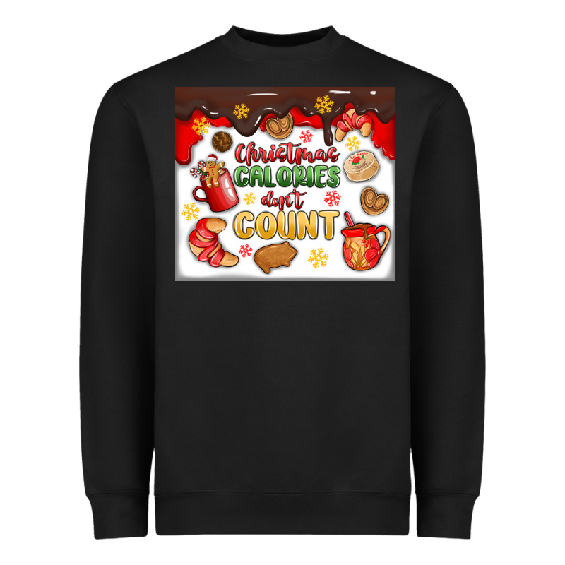 Christmas Calories Don't Count Heavyweight Sweatshirt by MaliasSmallBusiness | Teevron