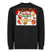 Black christmas calories don't count Heavyweight Sweatshirt - MaliasSmallBusiness