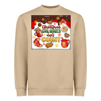 Mushroom christmas calories don't count Heavyweight Sweatshirt - MaliasSmallBusiness