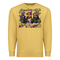 Antique Gold parading with my gnomies Premium Sweatshirt - CowGirlArtShop