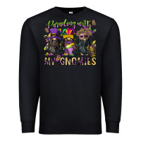 Black parading with my gnomies Premium Sweatshirt - CowGirlArtShop