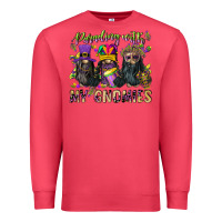 Cardinal parading with my gnomies Premium Sweatshirt - CowGirlArtShop