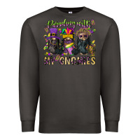 Smoke parading with my gnomies Premium Sweatshirt - CowGirlArtShop