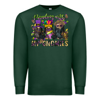 Sports Green parading with my gnomies Premium Sweatshirt - CowGirlArtShop