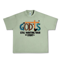 Oil Green god is still waiting your story Urban Heavy Tee - MaliasSmallBusiness