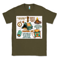 Army Green camping life Classic Tee - MaliasSmallBusiness