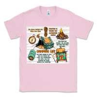 Bubblegum Pink camping life Classic Tee - MaliasSmallBusiness