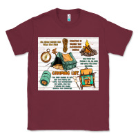 Burgundy camping life Classic Tee - MaliasSmallBusiness