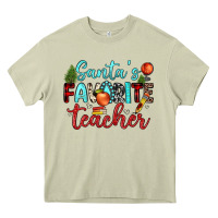 Mossy santa s favorite teacher Heavy Core Tee - JahusDesignShop