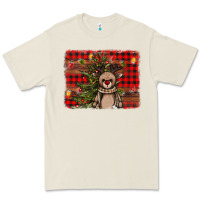 Bone reindeer trees background Premium Tee - AdoDesignShop