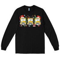 Black christmas school bus Long Sleeve Tee - MaliasSmallBusiness