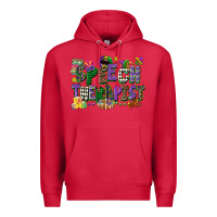 Cardinal speech therapist mardi gras cowgirl Premium Hoodie - CowGirlArtShop