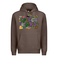 Coffee speech therapist mardi gras cowgirl Premium Hoodie - CowGirlArtShop