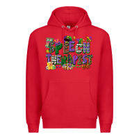 Red speech therapist mardi gras cowgirl Premium Hoodie - CowGirlArtShop