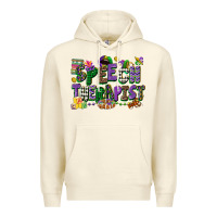 Sandshell speech therapist mardi gras cowgirl Premium Hoodie - CowGirlArtShop