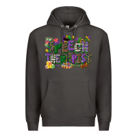 Smoke speech therapist mardi gras cowgirl Premium Hoodie - CowGirlArtShop
