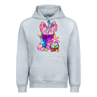 Heather Grey Easter Coffee Cup Urban Hoodie - BundleAndBundleShop