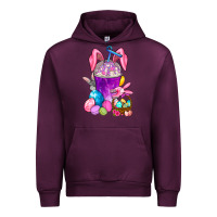 Mauve Wine Easter Coffee Cup Urban Hoodie - BundleAndBundleShop