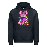 Navy Easter Coffee Cup Urban Hoodie - BundleAndBundleShop