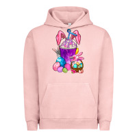 Pigment Salmon Easter Coffee Cup Urban Hoodie - BundleAndBundleShop