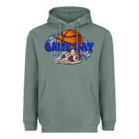 Sage game day basketball Heavyweight Hoodie - HowdyJamesFarm