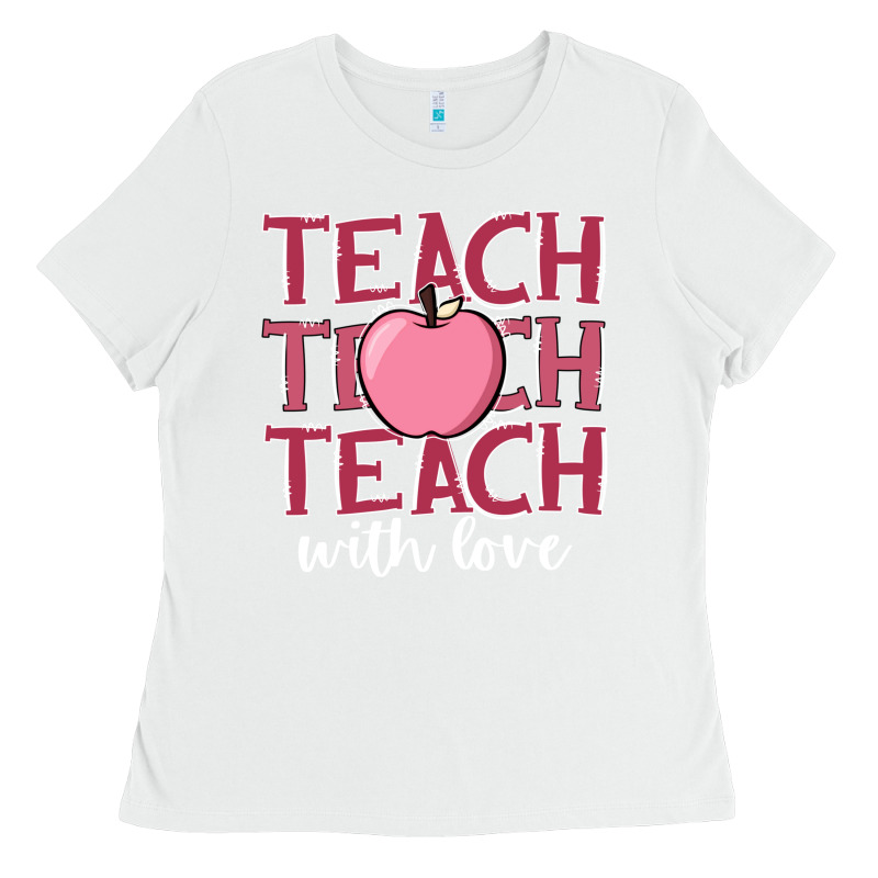 Teach With Love Ladies Tee by JahusDesignShop | Teevron