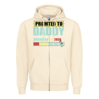 Sandshell Promoted To Daddy Est 2020 Zipper Hoodie - Bettercallsaul