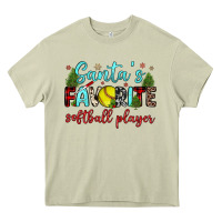 Mossy santa s favorite softball player Heavy Core Tee - JahusDesignShop