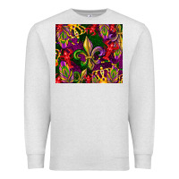 Oatmeal Heather mardi gras Premium Sweatshirt - CowGirlArtShop