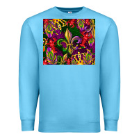 Ocean Blue mardi gras Premium Sweatshirt - CowGirlArtShop