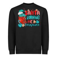 Black santa bring me turquoise Heavyweight Sweatshirt - MaliasSmallBusiness