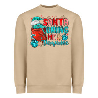 Mushroom santa bring me turquoise Heavyweight Sweatshirt - MaliasSmallBusiness
