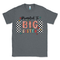 Charcoal Heather promoted to big sister Classic Tee - MaliasSmallBusiness