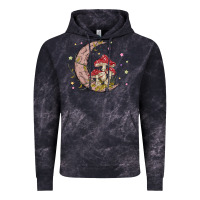 Cloud Black moon and mushrooms Vintage Hoodie - MaliasSmallBusiness
