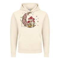 Vintage Artic moon and mushrooms Vintage Hoodie - MaliasSmallBusiness