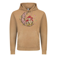 Vintage Camel moon and mushrooms Vintage Hoodie - MaliasSmallBusiness