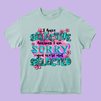ı Have Selective Hearing ı Am Sorry You Were Not Heavy Core Tee Designed By Adodesignshop