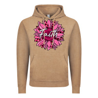 Faith Breast Cancer Awareness Sunflower Vintage Hoodie | Teevron