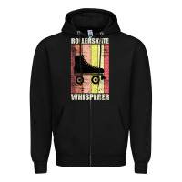 Black roller skates inlineskates whispere Zipper Hoodie - Bettercallsaul