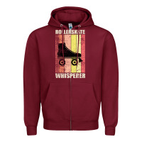 Burgundy roller skates inlineskates whispere Zipper Hoodie - Bettercallsaul